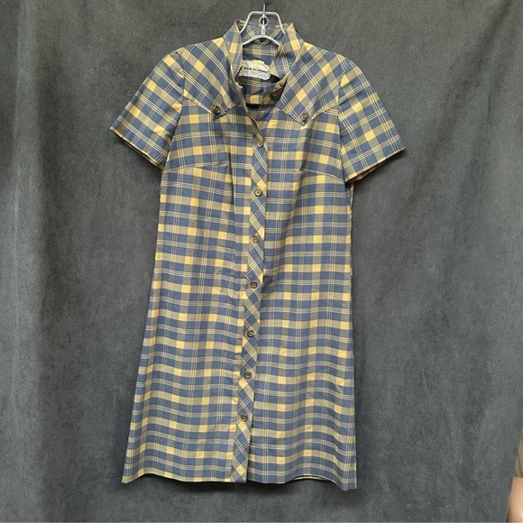 Vintage Dresses & Skirts - Vintage plaid western shirt dress Medium Women’s